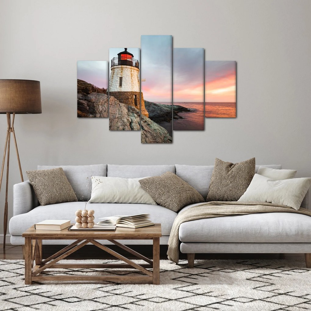 Obraz - Maják Castle Hill (150x105 cm)