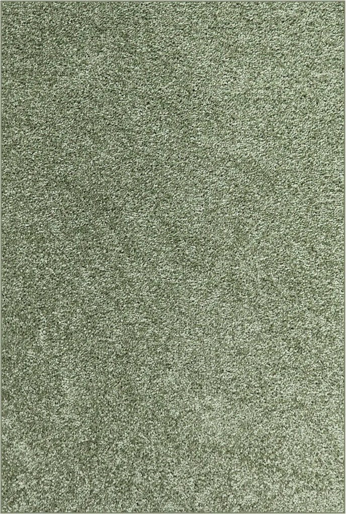 Kusový koberec Velur Ultra olivový, 400x500, zelená, obývacia izba, AladinWorld Expres