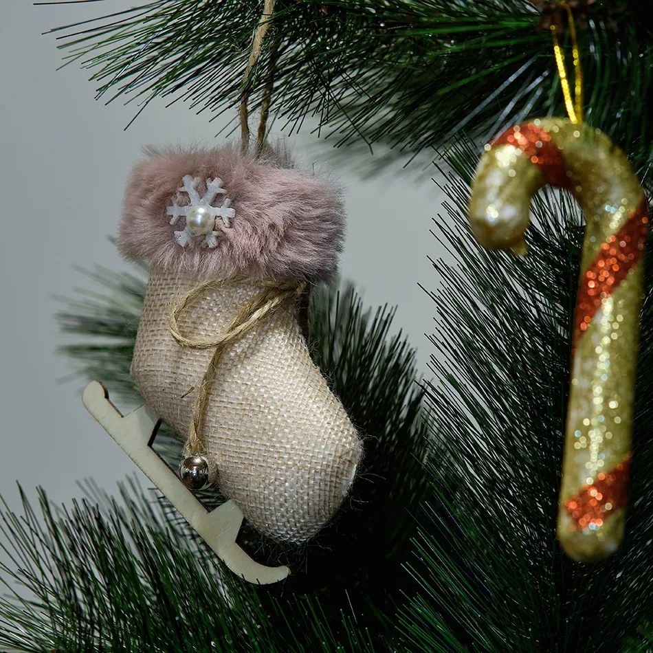 DECOLED Vánoční ozdoba, brusle, 12 x 9 cm