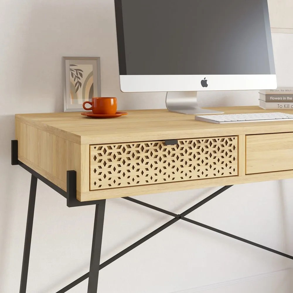 Pracovný stôl v dekore duba 60x110 cm Ecrin – Marckeric