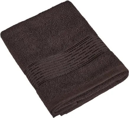 Bellatex Froté uterák Kamilka prúžok tmavohnedá, 50 x 100 cm
