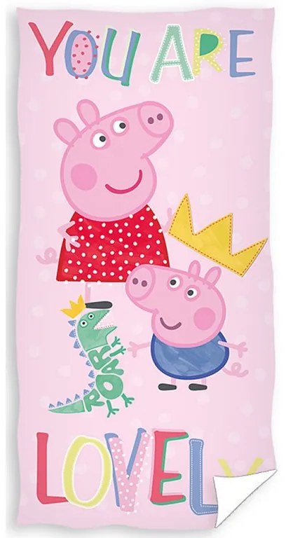 Detská osuška Prasiatko Pepina Lovely Pig70x140 cm