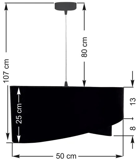 Luster na lanku GALAXY 1xE27/60W/230V