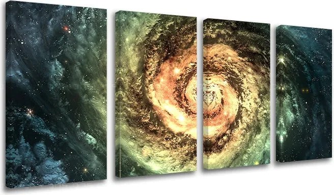 Obraz na stenu 4 dielny VESMÍR GA005E41