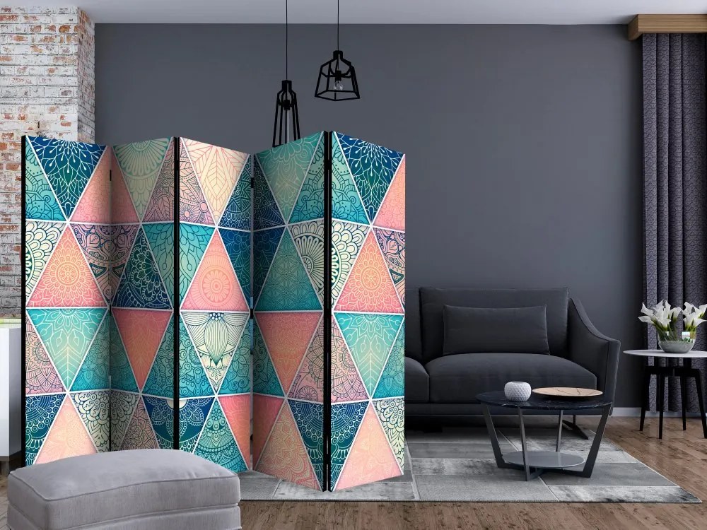 Artgeist Paraván - Oriental Triangles [Room Dividers]