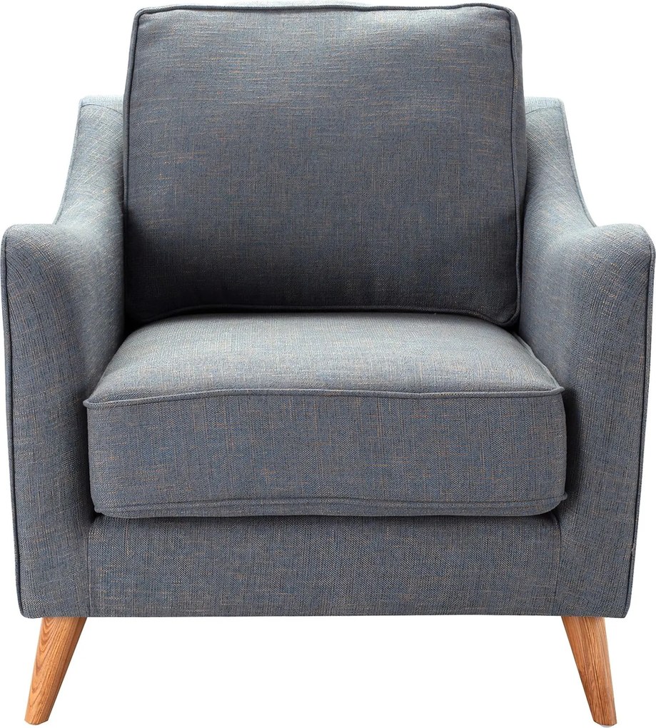 Kreslo Venuste denim blue/brown