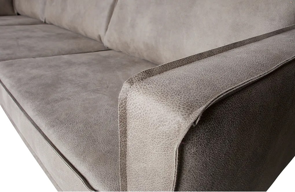 BePureHome Rodeo kožená rohová sedačka - Koňak, Ľavá
