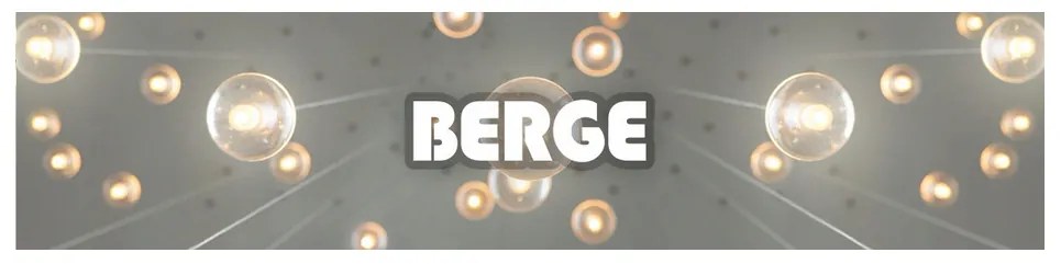 BERGE LED záhradná lampa - vstavaný reflektor GU10 - IP65 - čierna