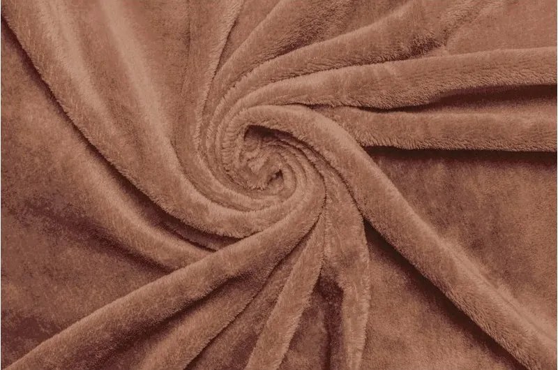 ECOMATRACE Mikroplyšová plachta oříšková – 90×200 cm