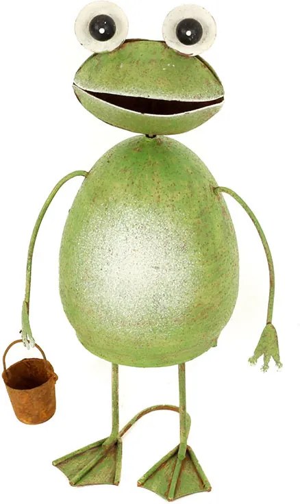 Žaba, kovová dekorácia,16x7x6cm