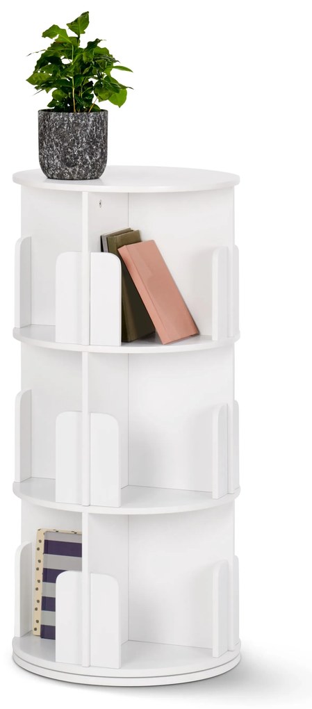 Otočná polica na knihy