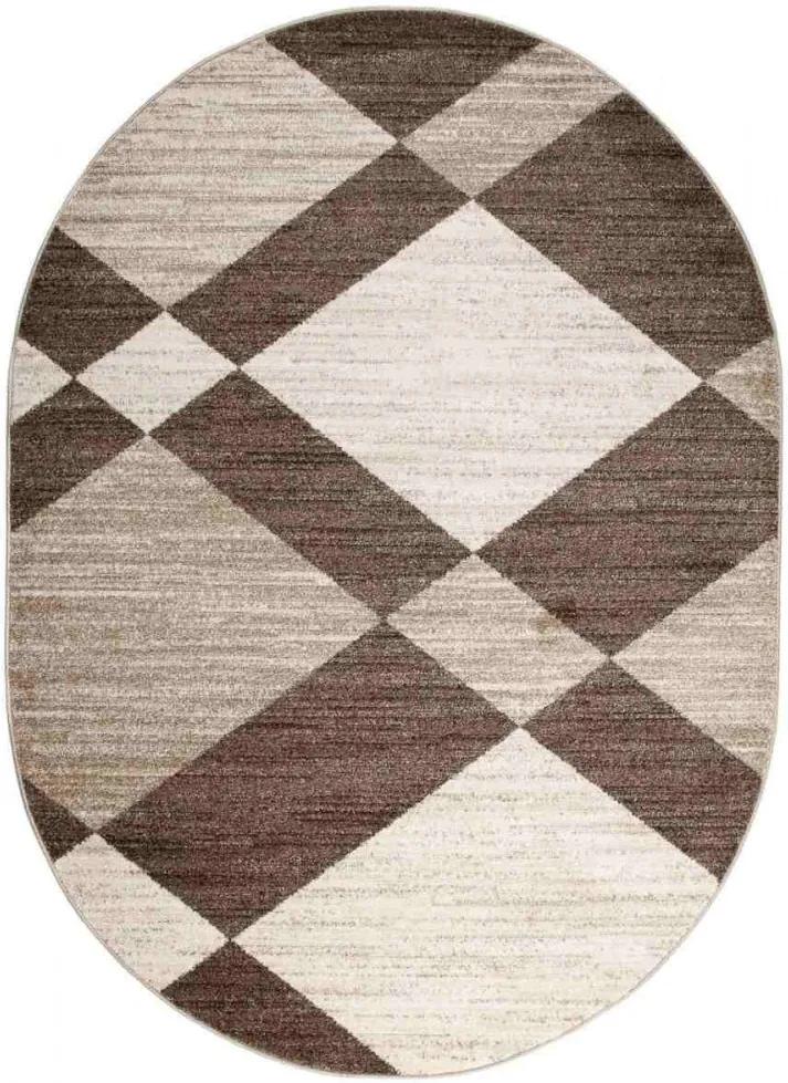 Kusový koberec Fairy béžový ovál, Velikosti 120x170cm