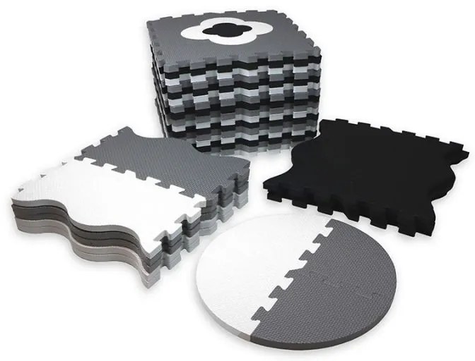 Puzzle podložka s okrajmi Sapphire Kids SK-38 - formy