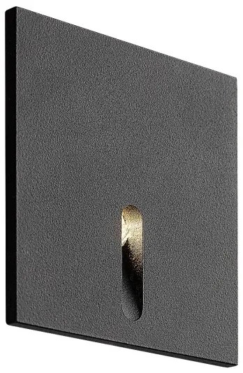 Rabalux 71171 - LED Schodiskové svietidlo BOVEN LED/3W/230V čierna