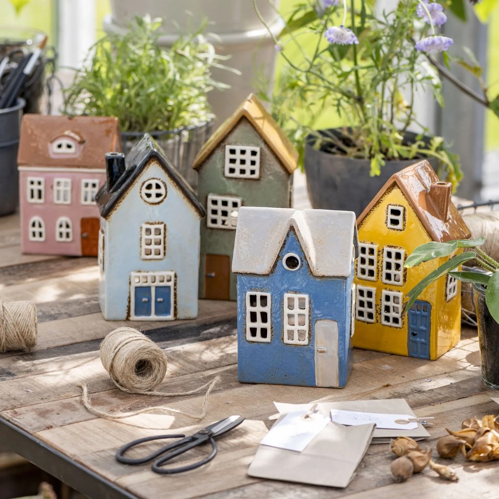 Ib Laursen Keramický svietnik Nyhavn Round Dormer Window