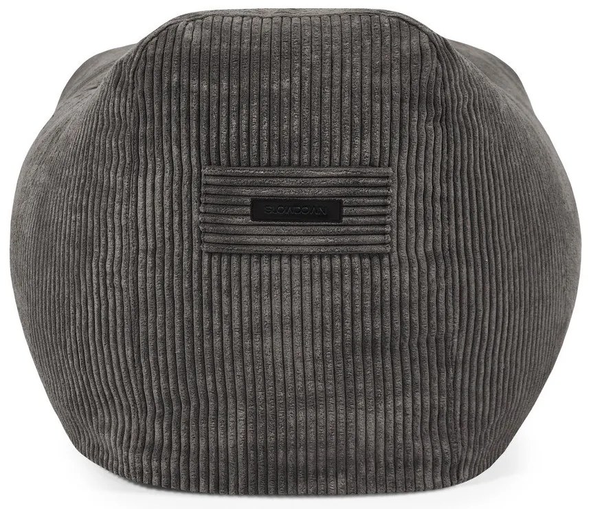 Modrý menčestrový sedací vak Snug 130 – SLOWDOWN