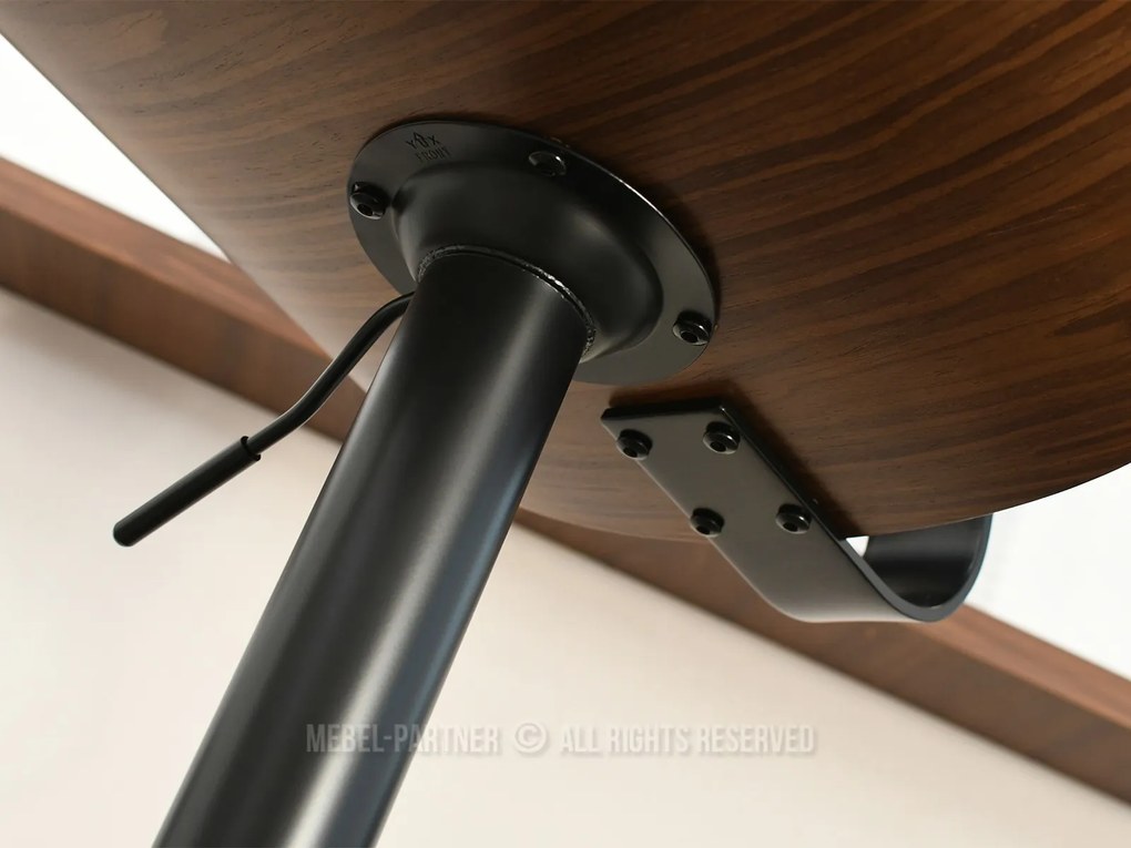 Stolička Hitman (orech tmavý + čierna). Akcia -14%. Vlastná spoľahlivá doprava až k Vám domov. 1110599