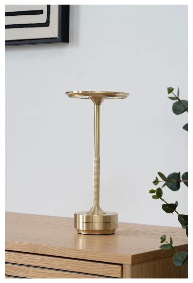 Mosadzná LED stolová lampa (výška 28,5 cm) Lyneham – House Nordic