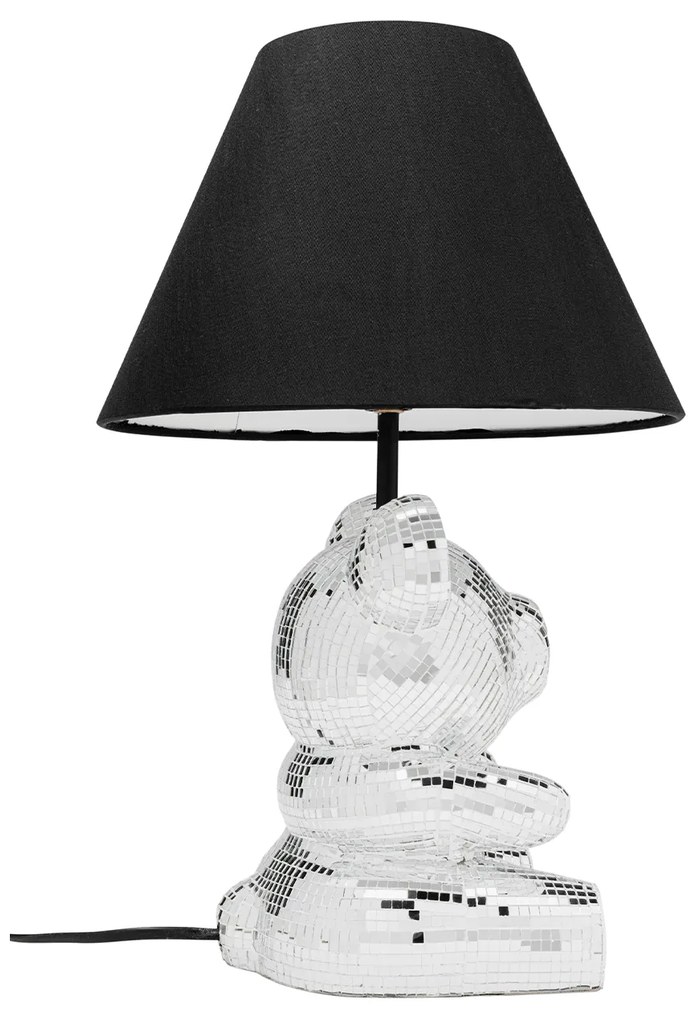 Bear Disco stolová lampa čierna 40 cm