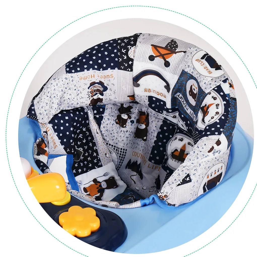 WELLHOX Detské chodítko so zvukovým multimediálnym panelom