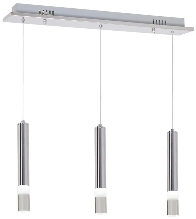 LED Luster na lanku ICE 3xLED/5W/230V