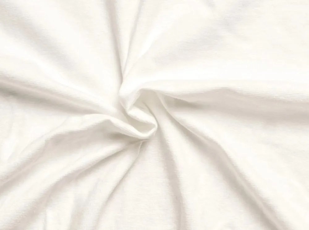 Jersey prestieradlo EXCLUSIVE smotanové 70x140 cm