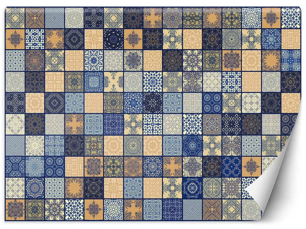 Gario Fototapeta Farebná vintage mozaika - Andrea Haase Materiál: Vliesová, Rozmery: 200 x 140 cm
