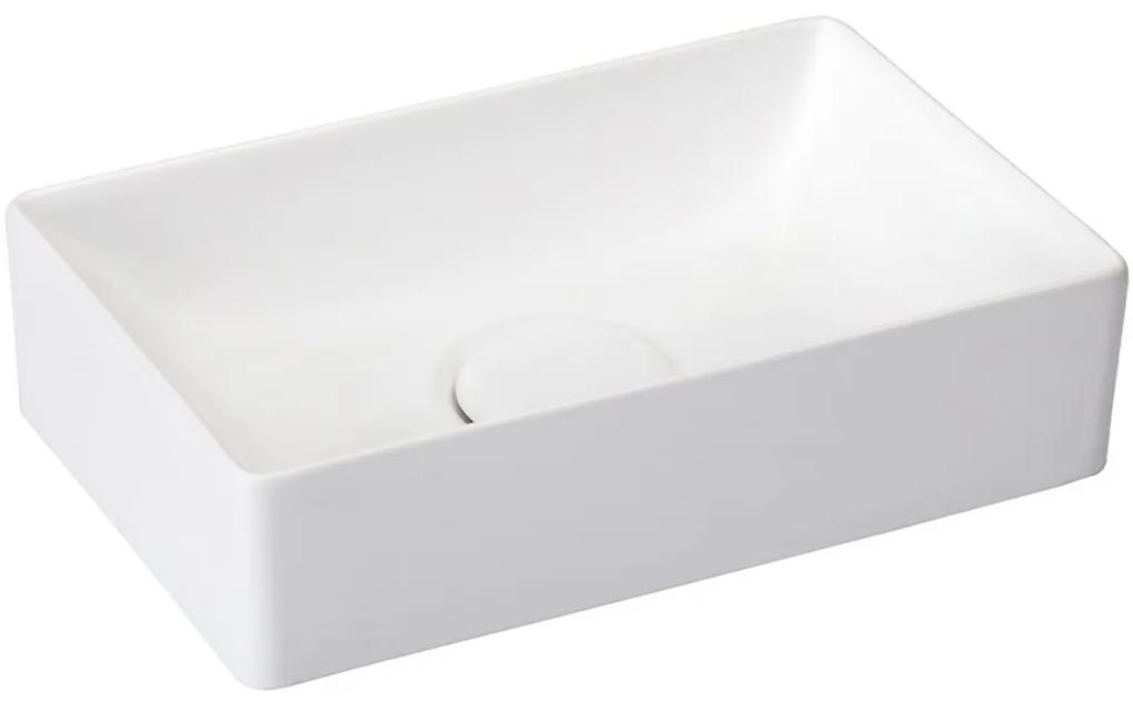 Cerano Lorena, umývadlo na dosku 42x27x11 cm, biela, CER-CER-403347