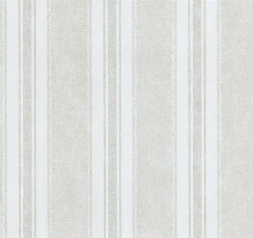 Vliesové tapety, pruhy hnedo-bielé, Graziosa 4211740, P+S International, rozmer 0,53 m x 10,05 m