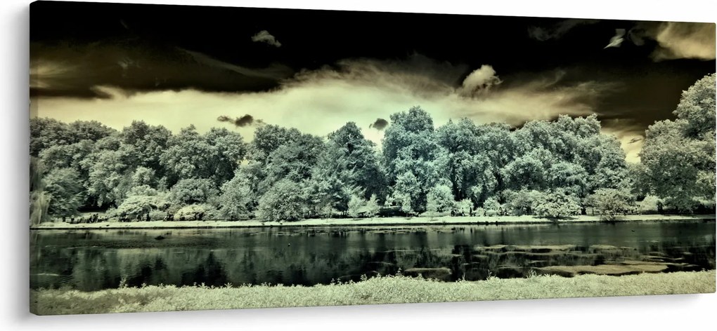 Obraz vodnej plochy (120x50 cm)