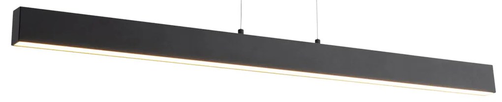 Závesná lampa čierna vrátane LED 3-krokové stmievanie 2700-4000K s prepínačom Dip - Keane