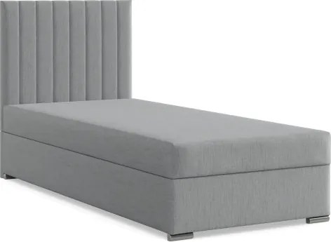 Čalúnená posteľ AGEN 90×200 cm svetlosivá