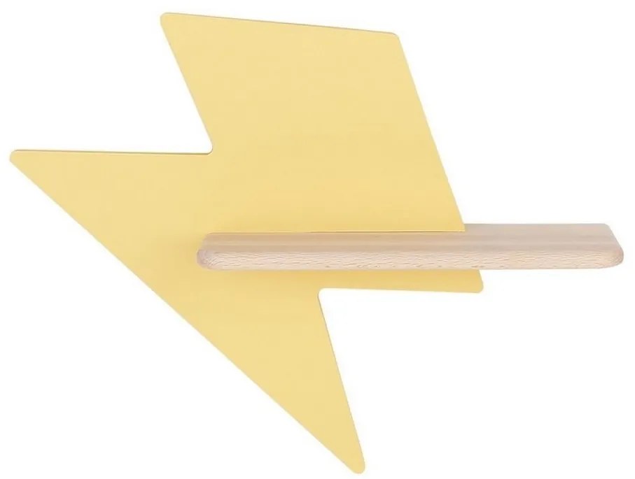 LED Detské nástenné svietidlo s poličkou LIGHTNING LED/4W/230V