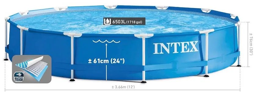 Bazén rámový 3,66x0,76 m 28210NP