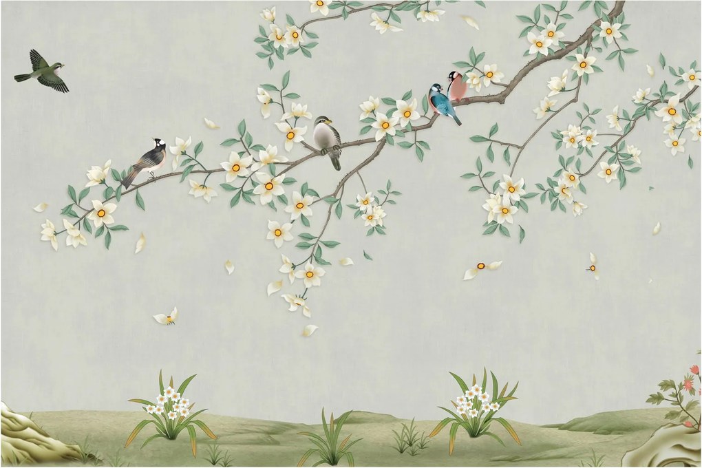 Obraz - Vtáčí zlet (90x60 cm)
