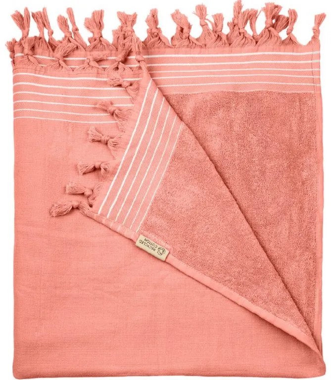 Plážová osuška WALRA koralová 90 x 180 cm, 100% bavlna