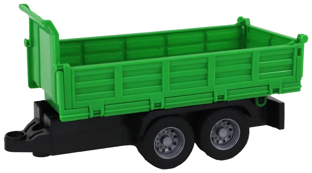 LEAN TOYS Nákladné auto so žeriavom 1:16– zelená