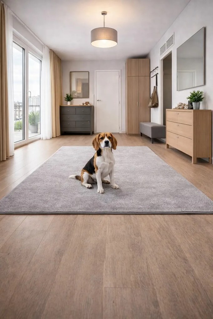 Kusový koberec Eton šedý 73, 200x300, šedá, chodba / predsieň, Vopi