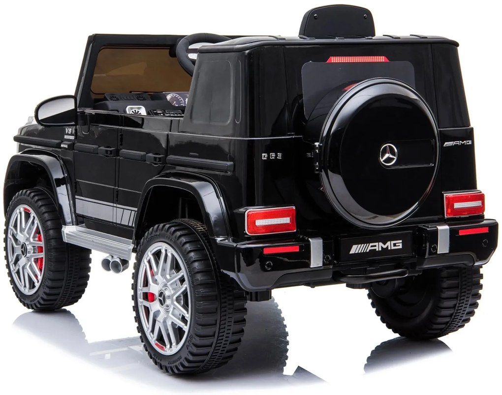 Detské elektrické autíčko na diaľkové ovládanie BestBerg BBCC-60B - Mercedes-Benz AMG G63 / od 3 rokov / nosnosť 25 kg / čierna