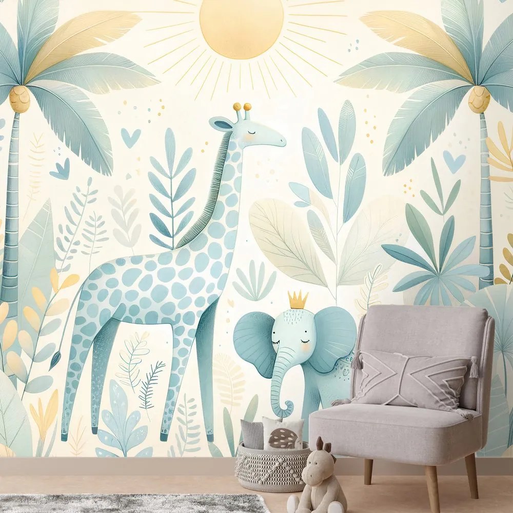 Tapeta roztomilé zvieratká v džungli