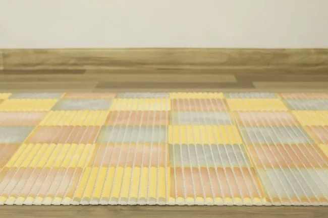 Kúpelňová penová rohož Softy-tex 842 oranžová