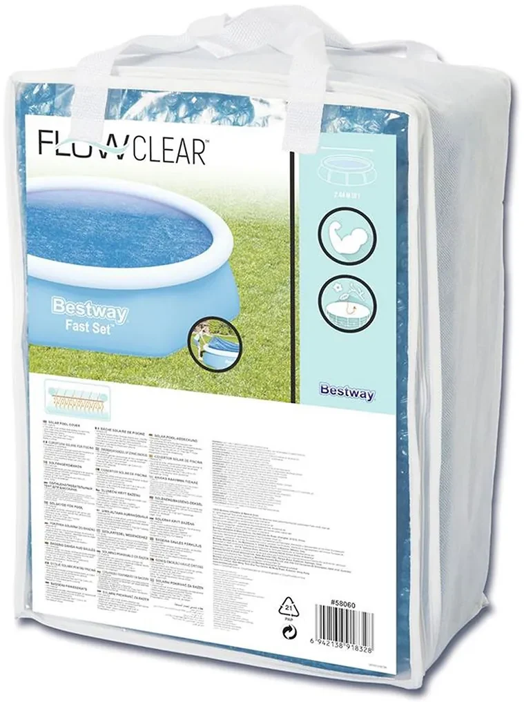 BESTWAY Solárna plachta pre bazén 244 cm 58060