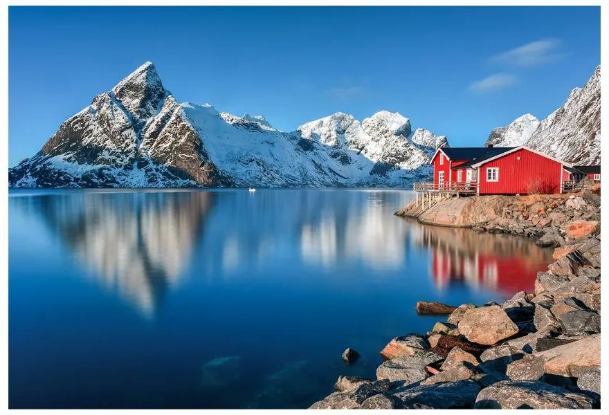 Fototapeta Vliesová Lofoten nórsko 104x70 cm