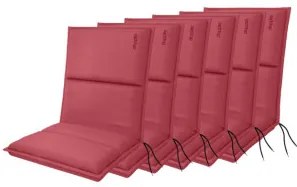 Doppler CITY 4416 nízky - set 6 ks - podušky na kreslá a stoličky