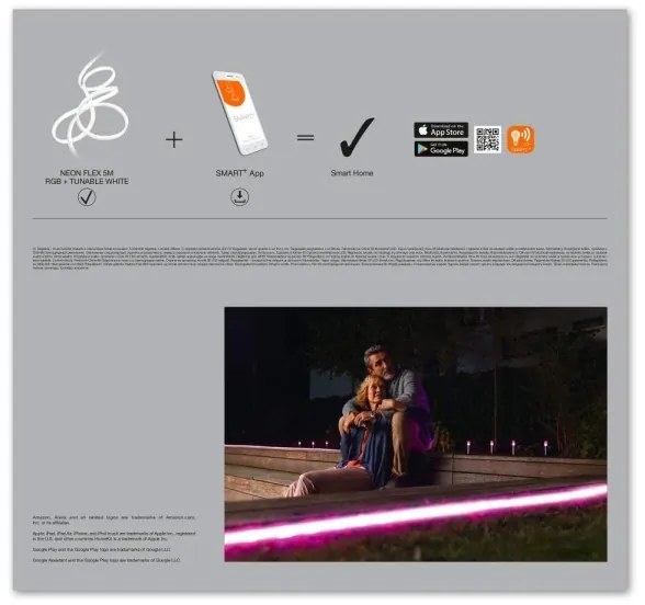 Ledvance - LED RGB+TW Vonkajší pásik SMART+ FLEX 5m LED/20W/230V IP44 Wi-Fi