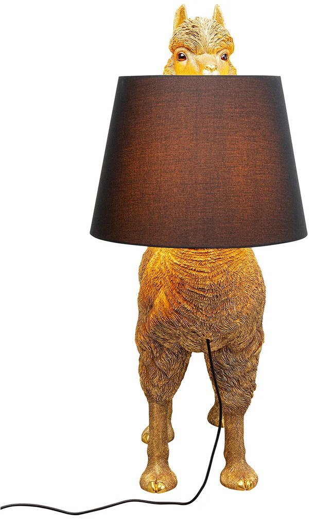 Alpaca stojacia lampa zlatá 108 cm