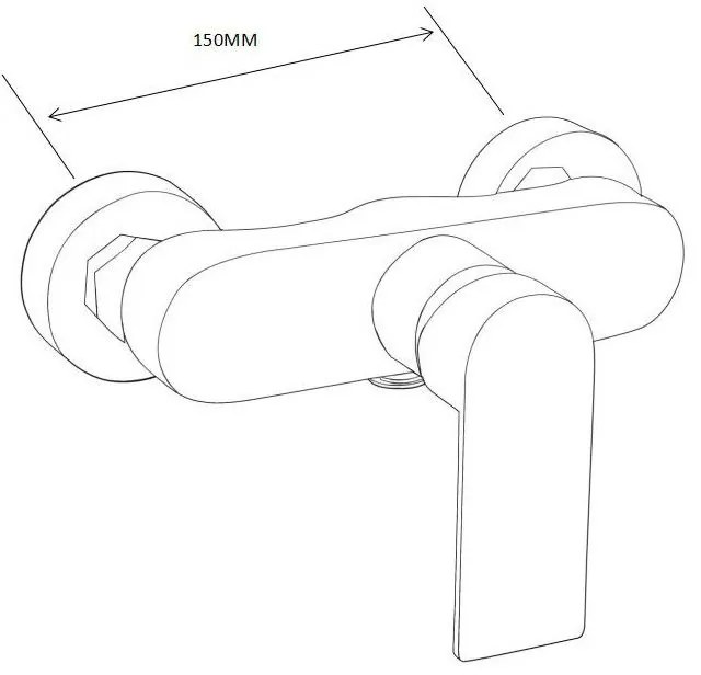 Mexen Sven sprchový set s dažďovou sprchou a sprchovou batériou Royo, čierna matná, 72240262-70