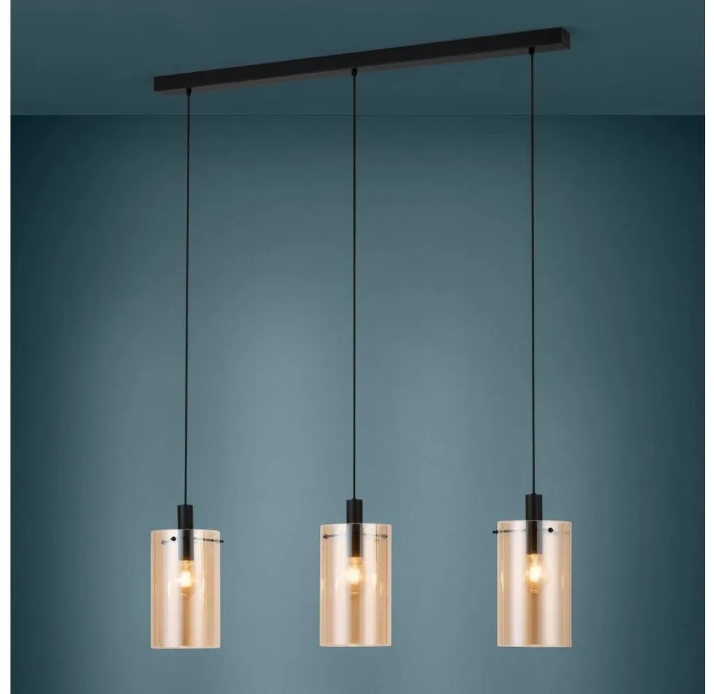 Eglo 39539 - Luster na lanku POLVERARA 3xE27/40W/230V