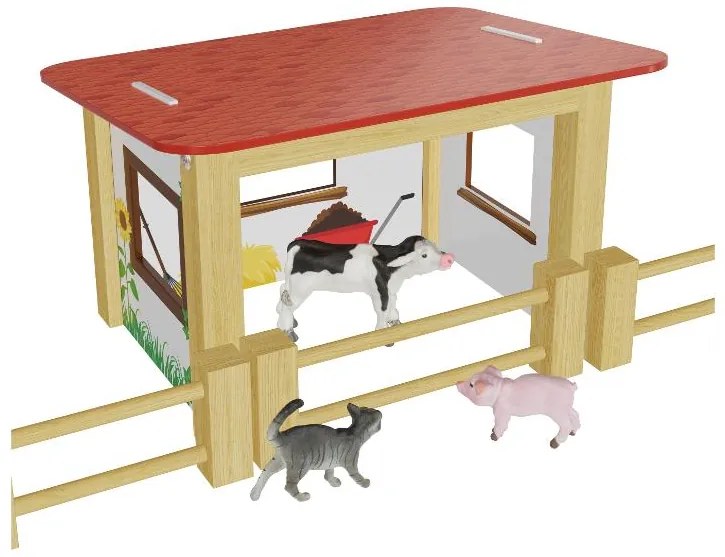 Playtive Drevený zvierací svet (farma) (100380938)