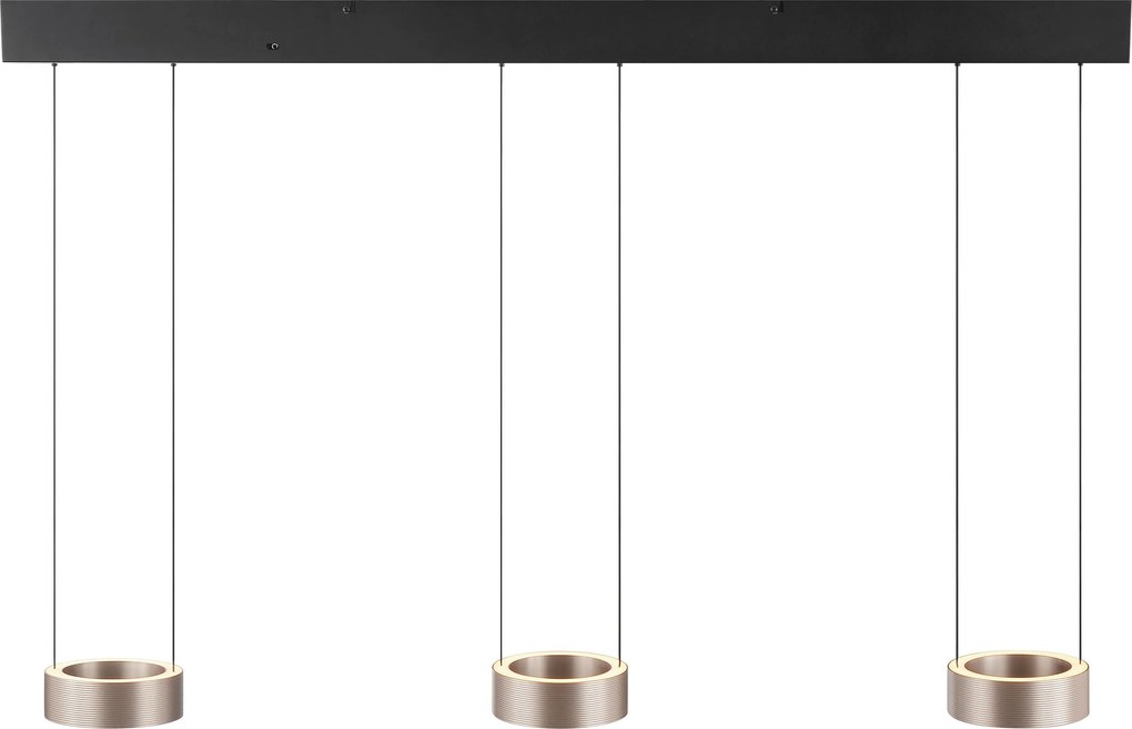 XXXLutz ZÁVESNÉ LED SVIETIDLO, 115/120/15 cm - Interiérové svietidlá - 003106041201